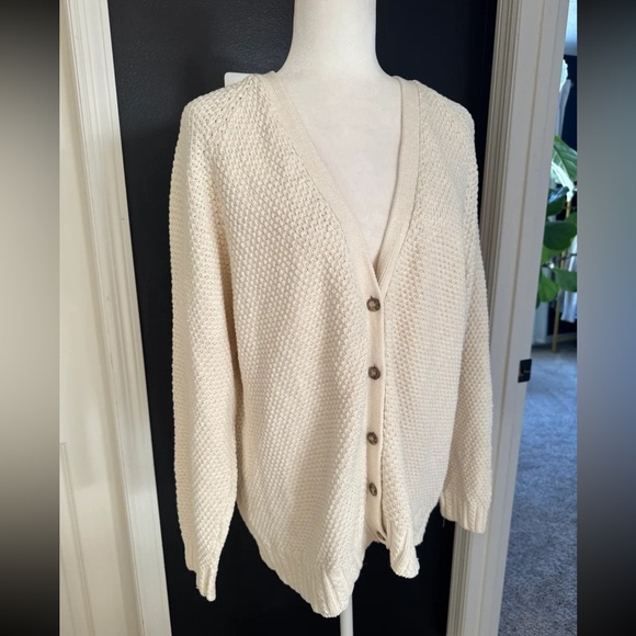 Vintage Gap Textured Cream Button Down Cardigan
Size Large - Picture 2 of 12